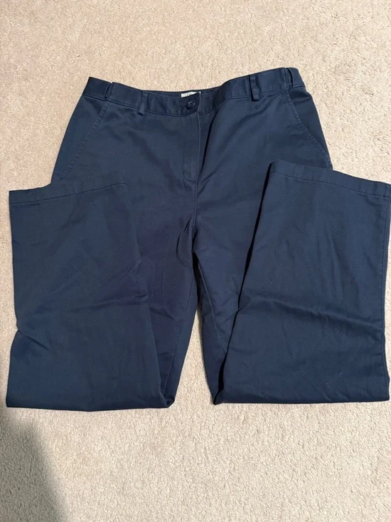 L.L. Bean Navy Women’s Chinos - Picture 2 of 5